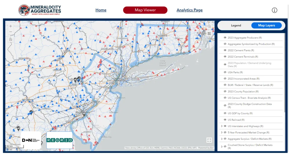 Explore How Connecticut and New Jersey Punch Above Their Weight in Aggregate Production