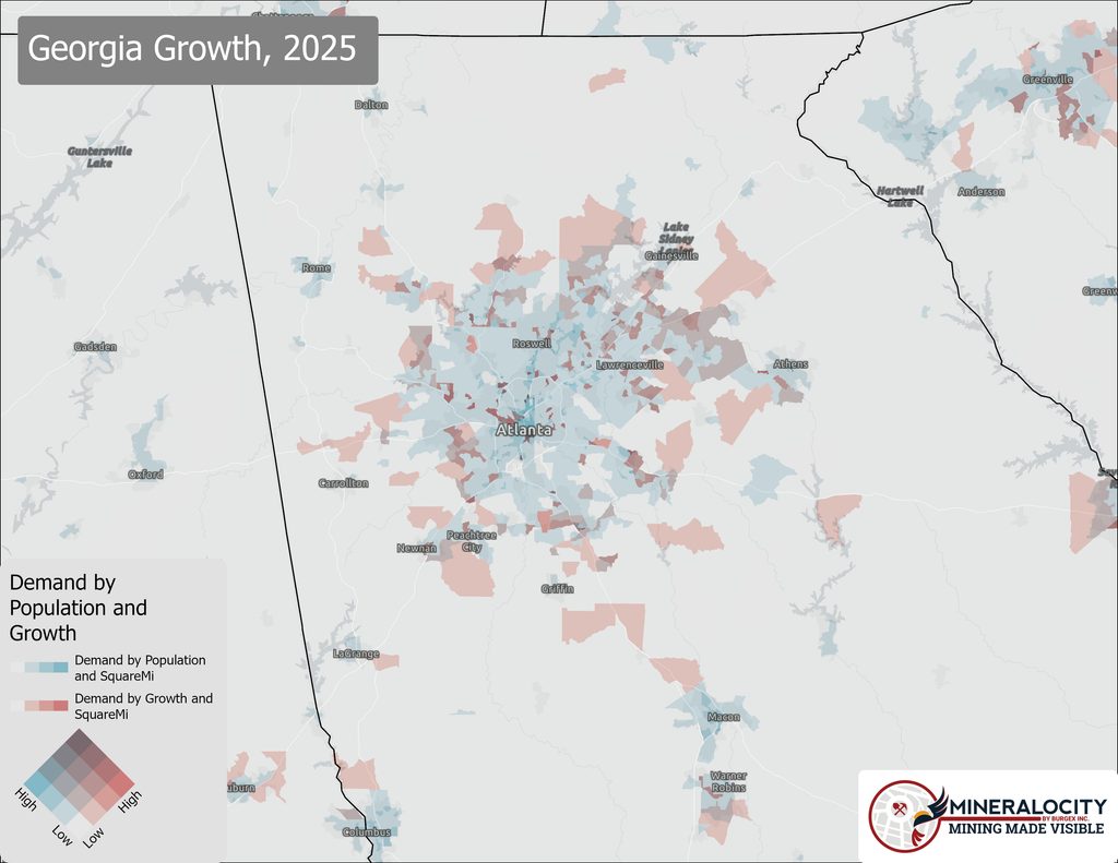 Aggregate Demand: Mapping the New Geography | Mineralocity